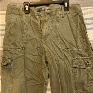 American Eagle Army Green Cute Cargo Pants